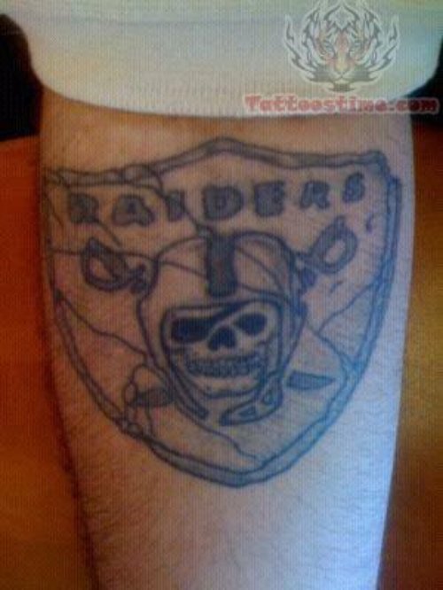 Raiders Crest Tattoo